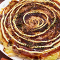 Nya6nya6's cooksnap of when they made リメイク☆そうめんでお好み焼き.