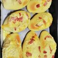 miina32T's cooksnap of when they made HBで♡チーズごろごろ♫Ｗチーズパン.
