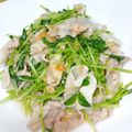 クックJOEさん's cooksnap of when they made 豆苗と豚バラの♡レンチン♪ポン酢.