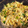 ホウキボウシ's cooksnap of when they made 大豆もやしとにらのナムル【作り置き】.