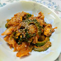 うたかた。's cooksnap of when they made ピリ辛旨！☆ゴーヤと豚肉のキムチ炒め☆.