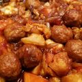 クックるん☆戦隊's cooksnap of when they made 鶏団子の酢豚風.