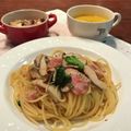 こつゆ514's cooksnap of when they made 木の子とベーコンのペペロンチーノ.