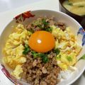 Yoちゃん☆'s cooksnap of when they made ～豚ひき肉～彩り豊かな甘辛そぼろ丼.