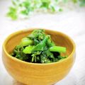 Satoco❋'s cooksnap of when they made つるむらさきのすり胡麻味噌めんつゆ和え.