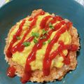 たけうちーの's cooksnap of when they made レンジで、バターケチャップライス.