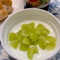 ☆あいちゃん's cooksnap of when they made 食べやすい♡種無し葡萄ハチミツヨーグルト.