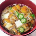 moeoke's cooksnap of when they made なめことオクラの優しいスープ.