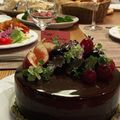 kitchenはな's cooksnap of when they made ラズベリーとチョコムースのホールケーキ.