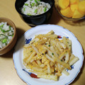 よちりん's cooksnap of when they made ちくわと長芋と卵のバタポン炒め.