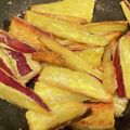 クックFUX58H☆'s cooksnap of when they made さつまいもスティック　みりんバター風味.