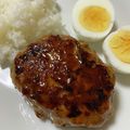 hirose3939's cooksnap of when they made お弁当にも♪お手軽★照り焼きハンバーグ.