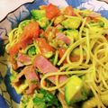 純子50Plus's cooksnap of when they made アボガド＆トマト＆ベーコンのコク旨パスタ.