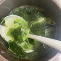 猫のミイヤ's cooksnap of when they made 乾燥ワカメとたまごの中華スープ☆彡.。.