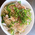 ウラタロ子's cooksnap of when they made ゴーヤと茗荷と紫蘇の和え物.