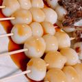 ｱｲﾊﾅ's cooksnap of when they made お月見に♡簡単米粉のみたらし団子.
