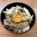 からぶ's cooksnap of when they made 少量豚肉と厚揚げのすき焼き丼★ランチ♡卵.
