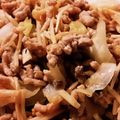 Ｍぱん's cooksnap of when they made ご飯が進む✿豚こまキャベツ炒め.