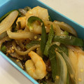 Nicocoyu's cooksnap of when they made ✿海老とパプリカの中華風ぱぱっと♪炒め✿.