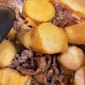 sweetpine's cooksnap of when they made 牛肉と里芋の甘辛煮.