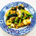 あっこ姉's cooksnap of when they made 小松菜と厚揚げとひき肉の味噌炒め.