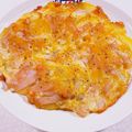 みぽぽ37's cooksnap of when they made ほったらかし☆じゃが芋とハムのチーズ焼き.