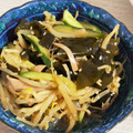ロン大好き's cooksnap of when they made さっぱり！もやしとわかめの酢の物.