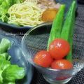 かおりかざり's cooksnap of when they made 夏＊冷やし出汁トマト＊大葉とオクラ添え.