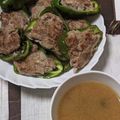 おにもつちゃん's cooksnap of when they made 肉汁ジュワー！簡単ピーマンの肉詰め☆.