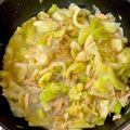 s06007's cooksnap of when they made 10分で夕食★ハムで麻婆春雨★キャベツ.