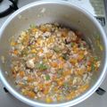 えりきゃんでぃ's cooksnap of when they made 離乳食後期 鶏挽肉の親子煮.