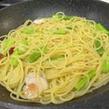 クック78BSCL☆'s cooksnap of when they made アスパラとホタテのオイルパスタ.