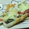 ゆけり３兄弟's cooksnap of when they made 簡単美味しい♡ちくわのカニカマチーズ焼き.