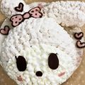 オモチなみ's cooksnap of when they made マイメロ♥♥♥立体キャラケーキ.