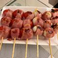 B7282E's cooksnap of when they made バーベキューやお弁当に！ベーコン巻き串.