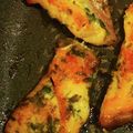 ヨシヨッシー's cooksnap of when they made 離乳食★鮭の青のりムニエル(手づかみ).