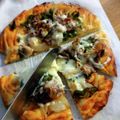 クック3N0VKO☆'s cooksnap of when they made ハーフ&ハーフピザ　照り焼き　トマト.