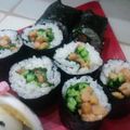 おんかめ's cooksnap of when they made 納豆☆ワサビ☆梅☆手巻き寿司.