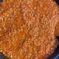 たいちゃんのお嫁さん's cooksnap of when they made 簡単！美味しい！基本のミートソース.