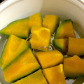 クック3YB01V☆'s cooksnap of when they made 基本の蒸しかぼちゃ.