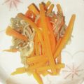 ちゃちゅ2's cooksnap of when they made 人参とエノキのナムル.