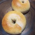 ボーダーのJOY's cooksnap of when they made ツルピカ♪全粒粉ベーグル.