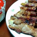 クックUC1YUV☆'s cooksnap of when they made なす豚バラ巻き甘酢炒め.