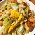 kuuko♪'s cooksnap of when they made 柔らか鶏むね肉とキャベツのコク旨炒め.