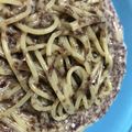 たそがれとら子's cooksnap of when they made 絶品☆海苔クリームパスタ.