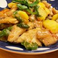 クックUR1SUQ☆'s cooksnap of when they made ♪鶏肉となすとじゃがいもの甘味噌炒め♪.