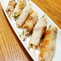 ゆき’sキッチン's cooksnap of when they made にらもやしの豚肉巻き.