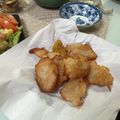かぼちゃ♡'s cooksnap of when they made れんこんと山芋のカリふわ揚げ.