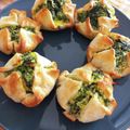 irharuka's cooksnap of when they made ほうれん草とリコッタのミニキッシュ.