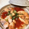あい♪らんど's cooksnap of when they made ふるさとの秋★鮭といくらのはらこめし.